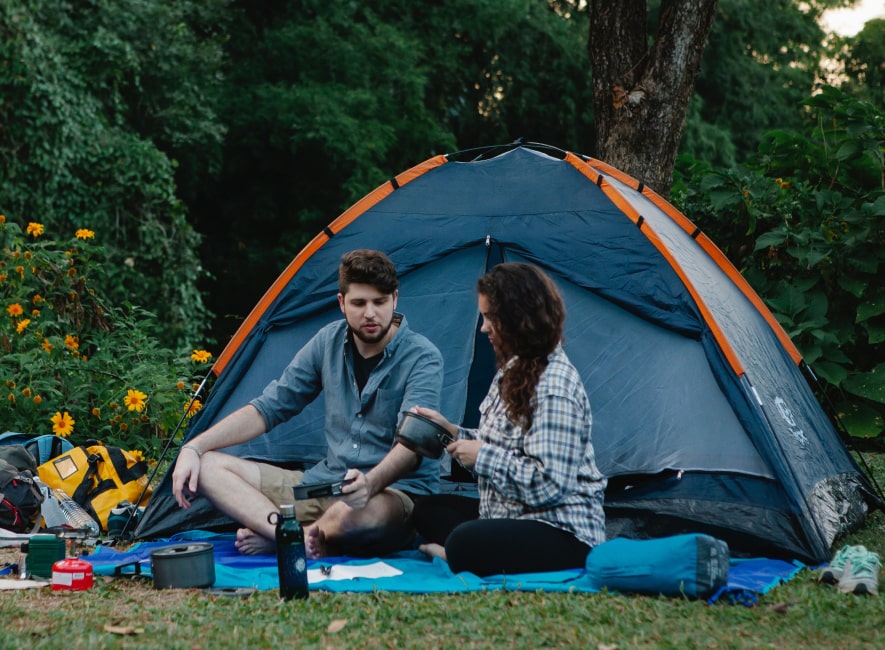 Couple Tent Accommodations at Palvi Agro Tourism Tapola